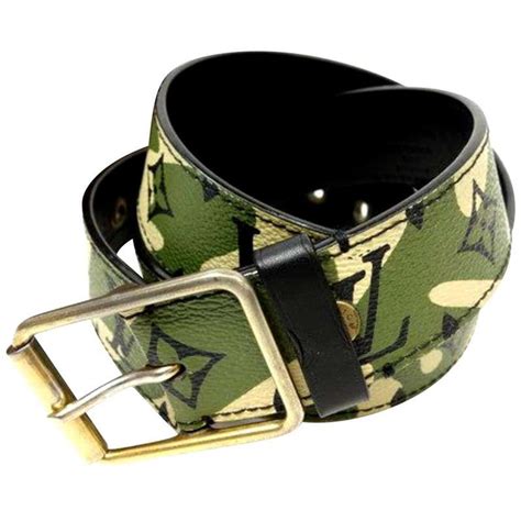 camo louis vuitton belt|More.